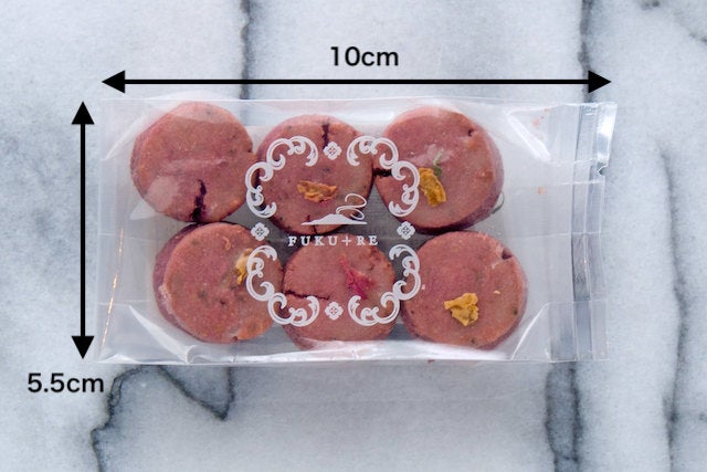 パッケージ寸法（およそ縦5.5cm横10cm）
