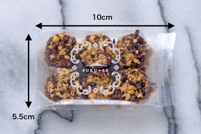 パッケージ寸法（およそ縦5.5cm横10cm）