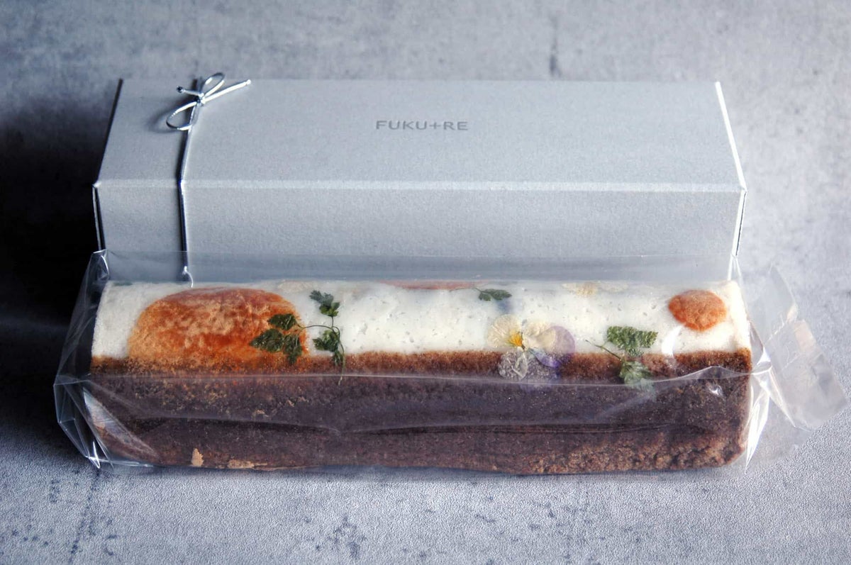 栗とほうじ茶のおしゃれ和スイーツ（23cm）