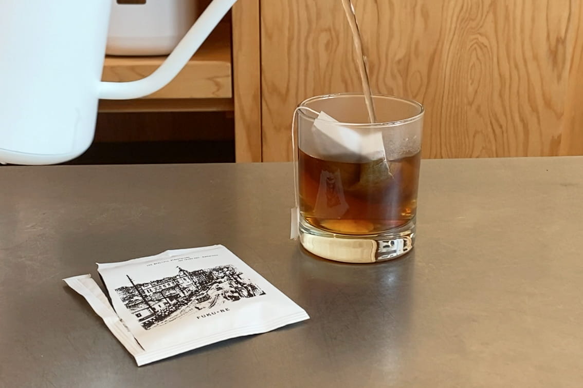 FUKU+REオリジナルコーヒーバッグで作ったアイスコーヒー
